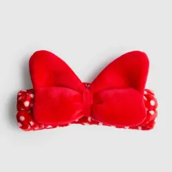 Diadema de peluche con lazo de Minnie Mouse de Disney