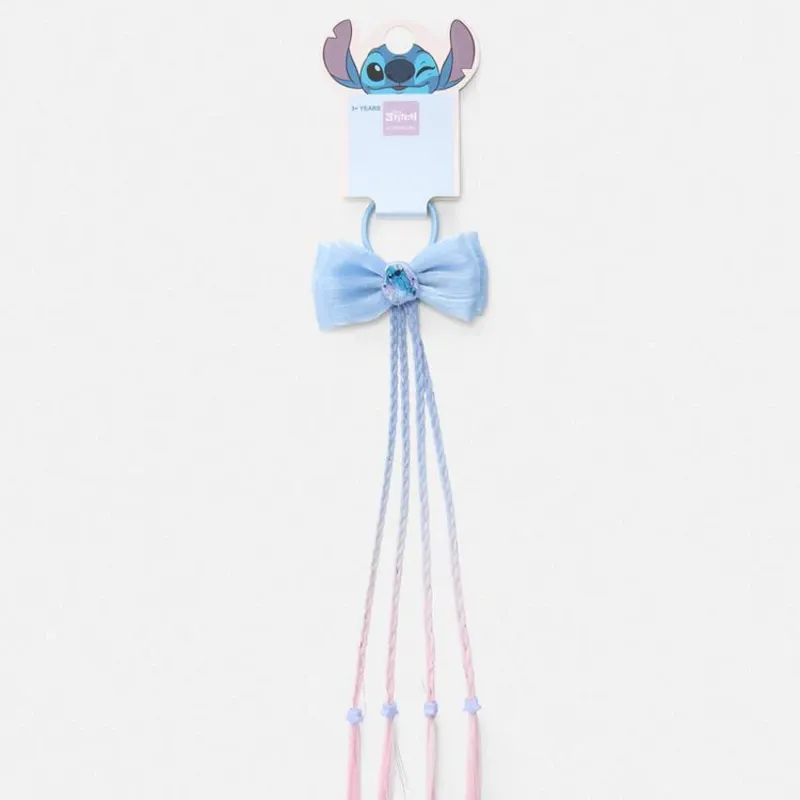 Diadema trenzada con lazo de Stitch de Disney