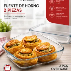 Fuente de Horno Borcam – Set 2 Piezas