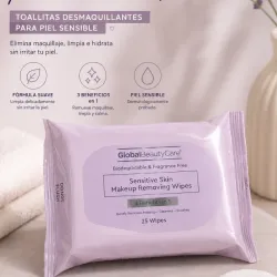 Global Beauty Care – Sensitive Skin Makeup Removing Wipes ✨💜