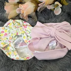 Gorro de telas para bebés