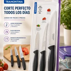 Juego de Cuchillos Tramontina – 3 Piezas