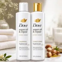 Juego de shampoo y acondicionador Dove