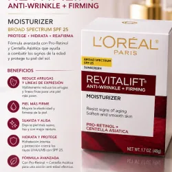 L’Oréal Paris Revitalift Anti-Wrinkle + Firming Moisturizer SPF 25