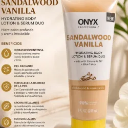 Onyx Professional – Sandalwood Vanilla Hydrating Body Lotion & Serum Duo ✨🤎