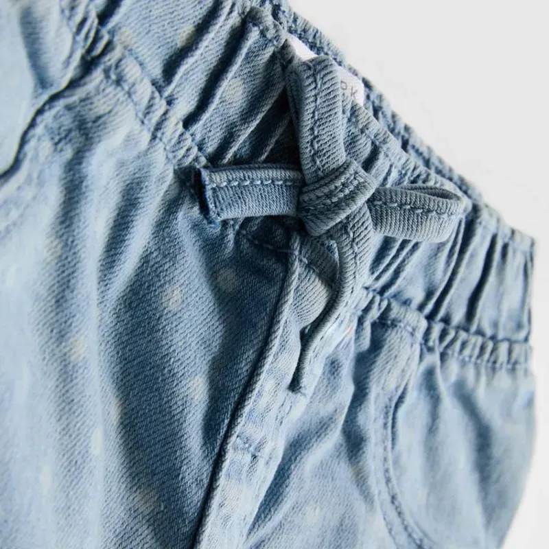 Pantalones cortos vaqueros estampados