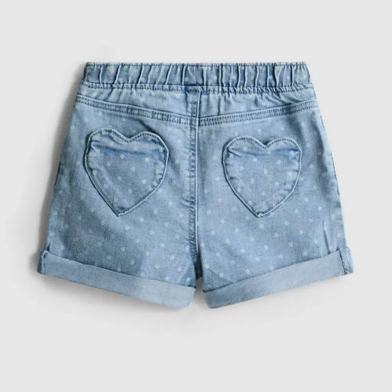Pantalones cortos vaqueros estampados