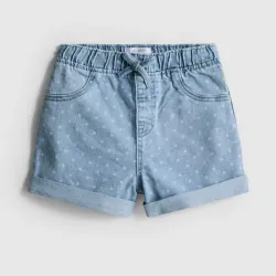 Pantalones cortos vaqueros estampados