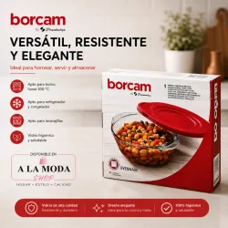 Recipiente Borcam con Tapa – Pasabahçe ✨❤️