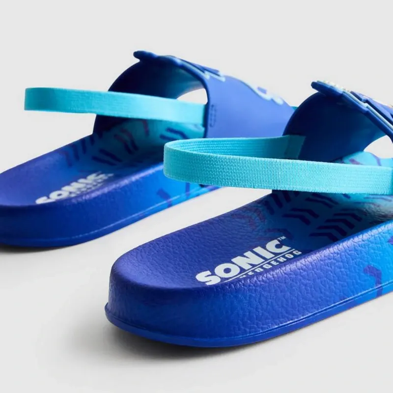Sandalias de tacón con tira trasera de Sonic el Erizo