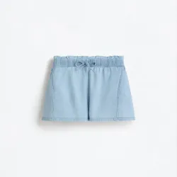 Short denim ligero Azul