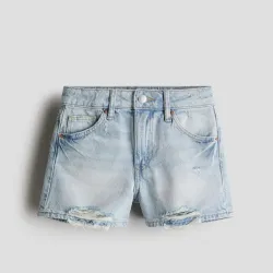 Short vaquero azul