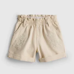 Shorts vaqueros bordados con estampado