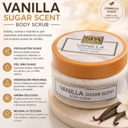 Spa Luxury – Vanilla Sugar Scent Body Scrub ✨🤍