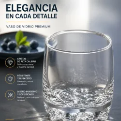 Vaso de Vidrio Premium ✨🥂