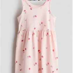 Vestido de algodón y estampado
