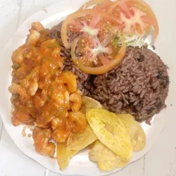 Completa de Camarón Enchilado