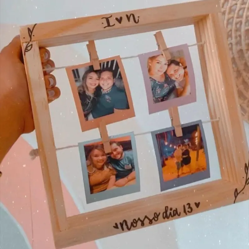 Marco de madera mediano