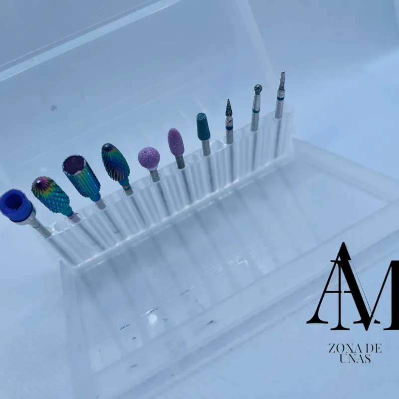 Caja de brocas de tungsteno