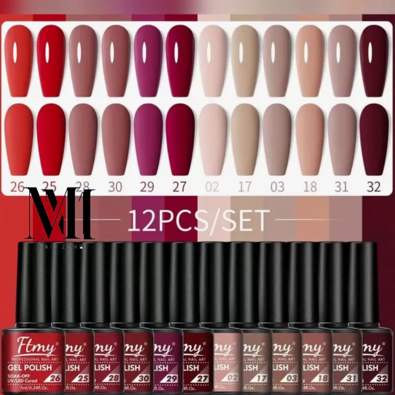 Kit de 12 geles 