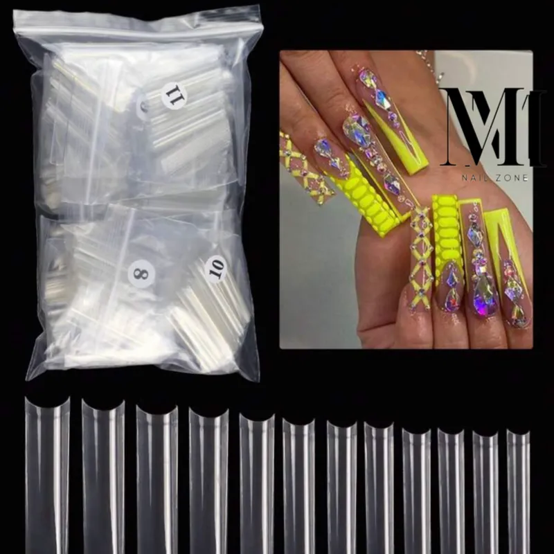 Uñas curvatura c 504 tips 2xl 