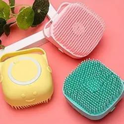 Cepillo de baño de silicona para el cuerpo