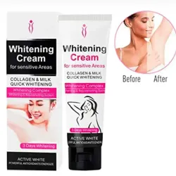 Crema blanqueadora con colágeno y leche 🥛