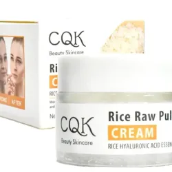 Crema CQK con pulpa de arroz 🌾 y ácido hialurónico