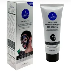 Mascarilla facial Axiu peel off con extracto de carbón de bambú