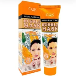 Mascarilla facial CQK burbujeante 🫧 con vitamina C 🍊