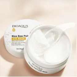 Parches para ojos Bioaqua con pulpa de arroz 🌾