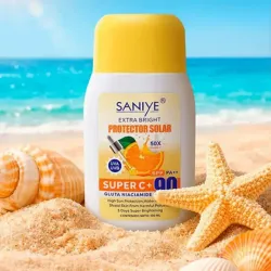 Protector solar facial Saniye de niacinamida y vitamina C