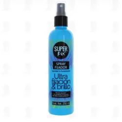 Spray fijador Nuvel Super Fix Ultra Fijación y Brillo