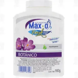 Talco Desodorante Max-O Fresh para pies y axilas aroma botánico Formato: 160g