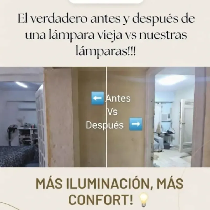 Lámpara LED cuadrada