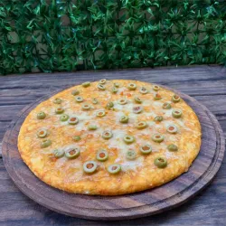 PIZZA DE ACEITUNA 30 CM.