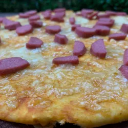 PIZZA DE SALCHICHA 22 CM
