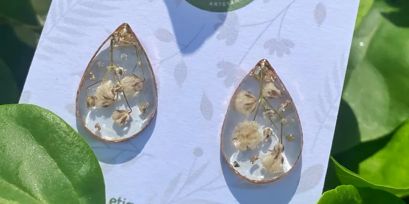 Aretes Lizt blanco