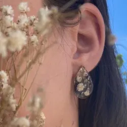 Aretes Lizt blanco