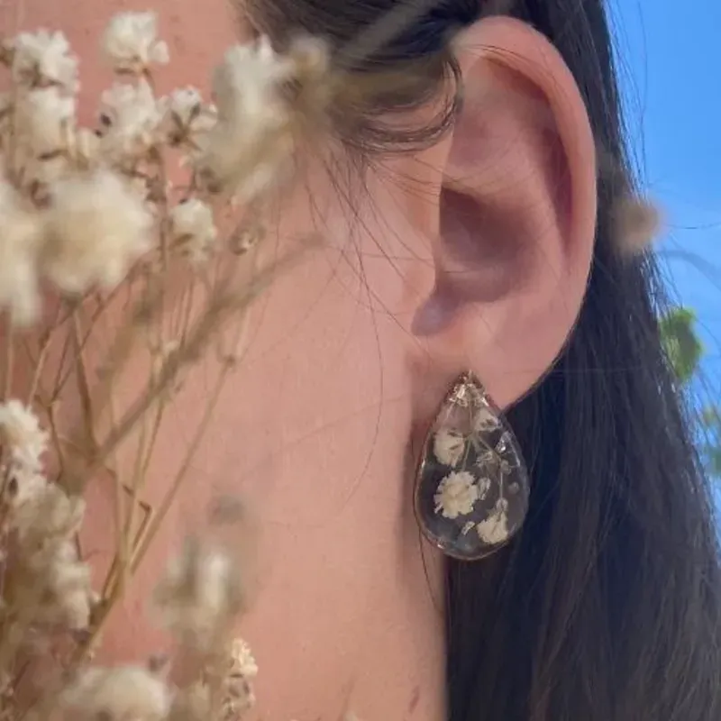 Aretes Lizt blanco