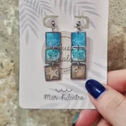 Aretes Pedacitos de mar