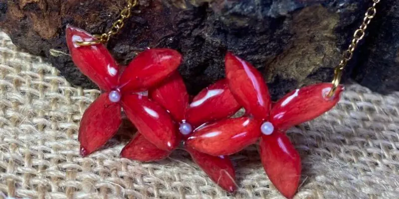 Ixoras rojas