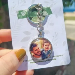 Llavero personalizado a dos caras