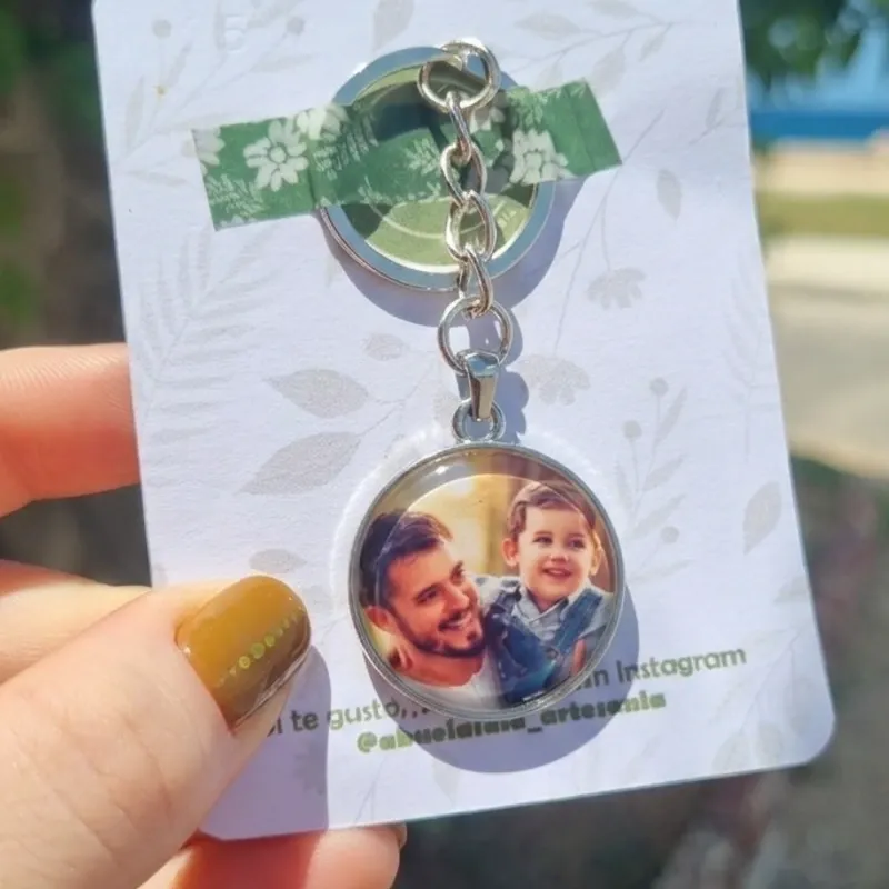 Llavero personalizado a dos caras
