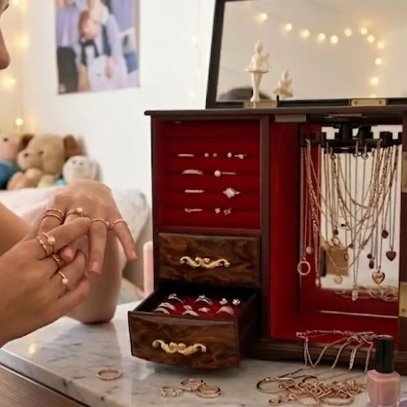 Cofre para anillos y joyas