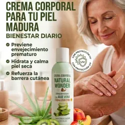 Crema corporal para piel madura