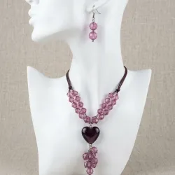 Juego de collar y arete