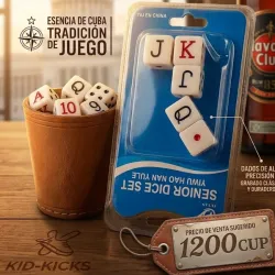 Juego de cubilete sin vaso
