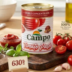 Pure de tomate doble concentrado