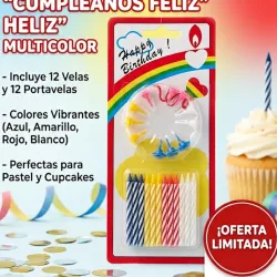 Velas para cumpleaños